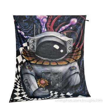 new style popular cozy easy care big rescue digital sublimated print blanket